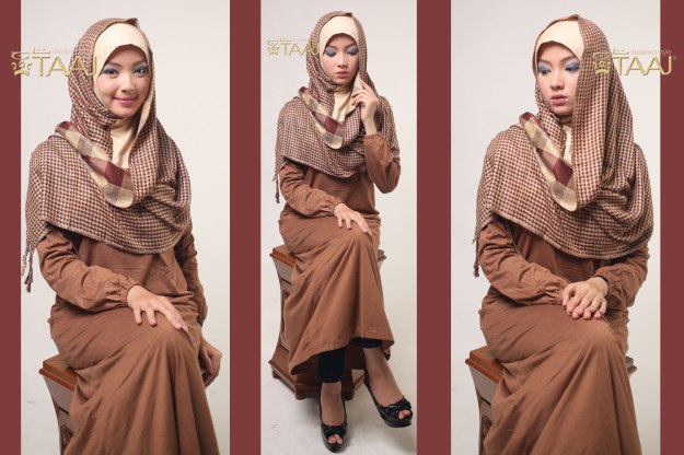 Hijab Taaj Pashmina Instan Arabian 